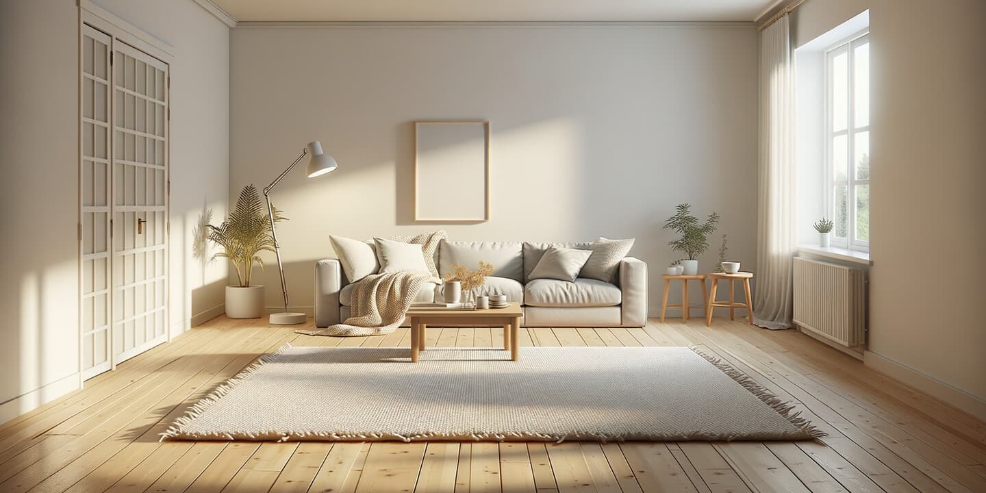 Vanliga misstag med vardagsrumsmattor – för liten matta, fel placering, fel material